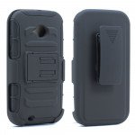 Wholesale MOTOROLA MOTO E LTE (2015) Armor Holster Belt Clip (Black)